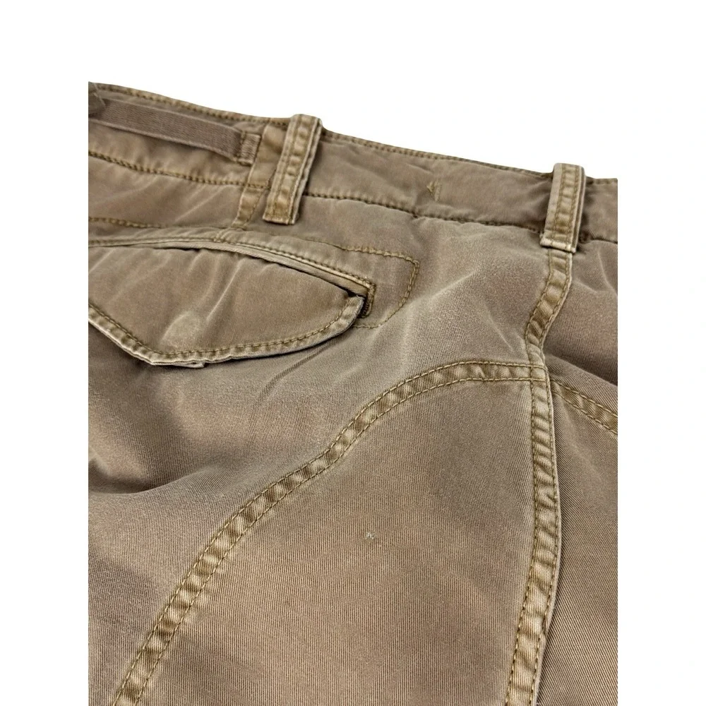 Polo Ralph Lauren Mens 38 Cargo Shorts Brown Distressed Rustic Vintage Cotton